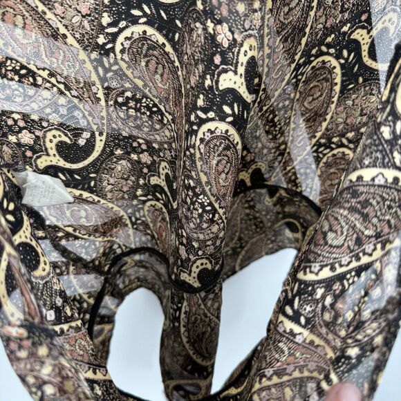 Indulgence Vintage Paisley Sleep Bodysuit One Piece Size Small - Picture 10 of 10